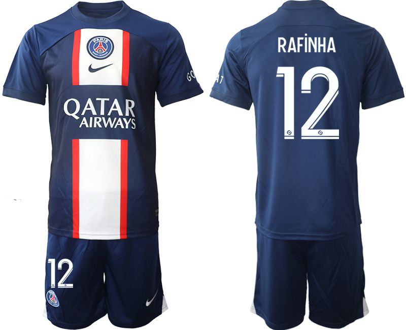 Men 2022-2023 Club Paris St German home blue #12 Soccer Jerseys->paris st german jersey->Soccer Club Jersey